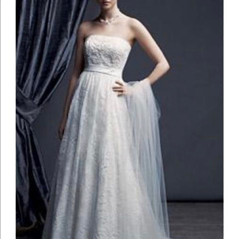 Vintage Oleg Cassini Bridal Wedding Dress CV273 NWT Size 8